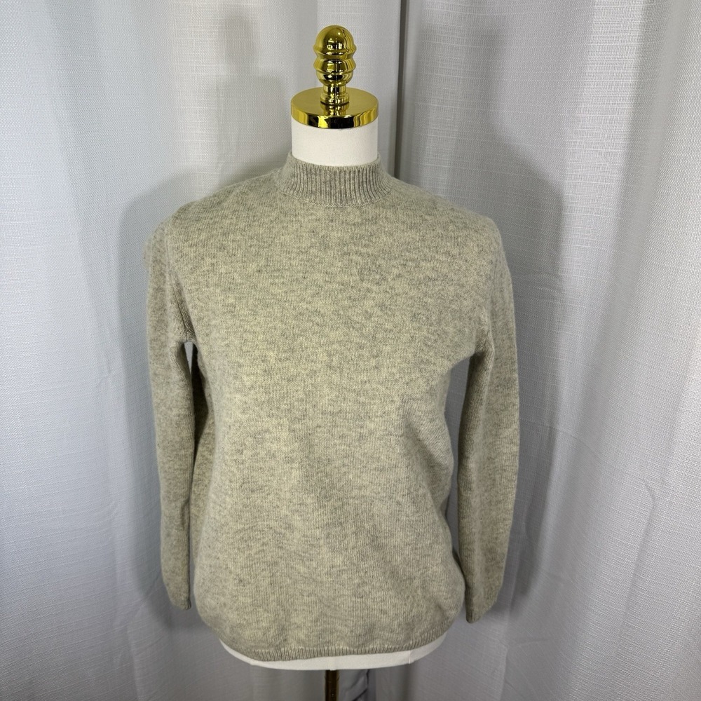 COS Women's XS Oversized Sweater 100% Wool Tulip Back Minimalist Stretch